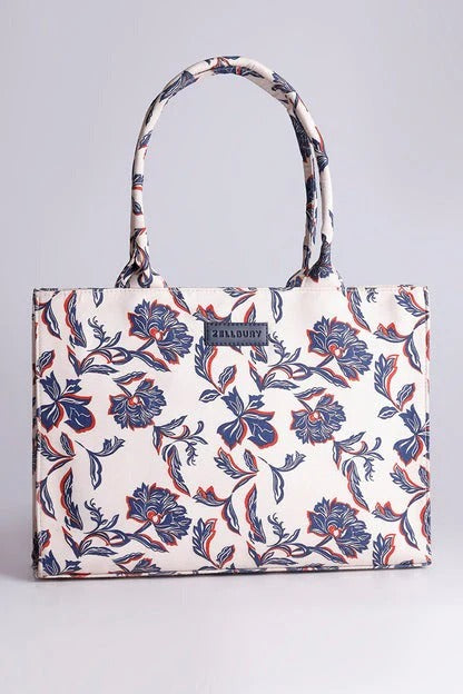 BLOOM – BOTANICAL POISE IN BLUE & CRIMSON
